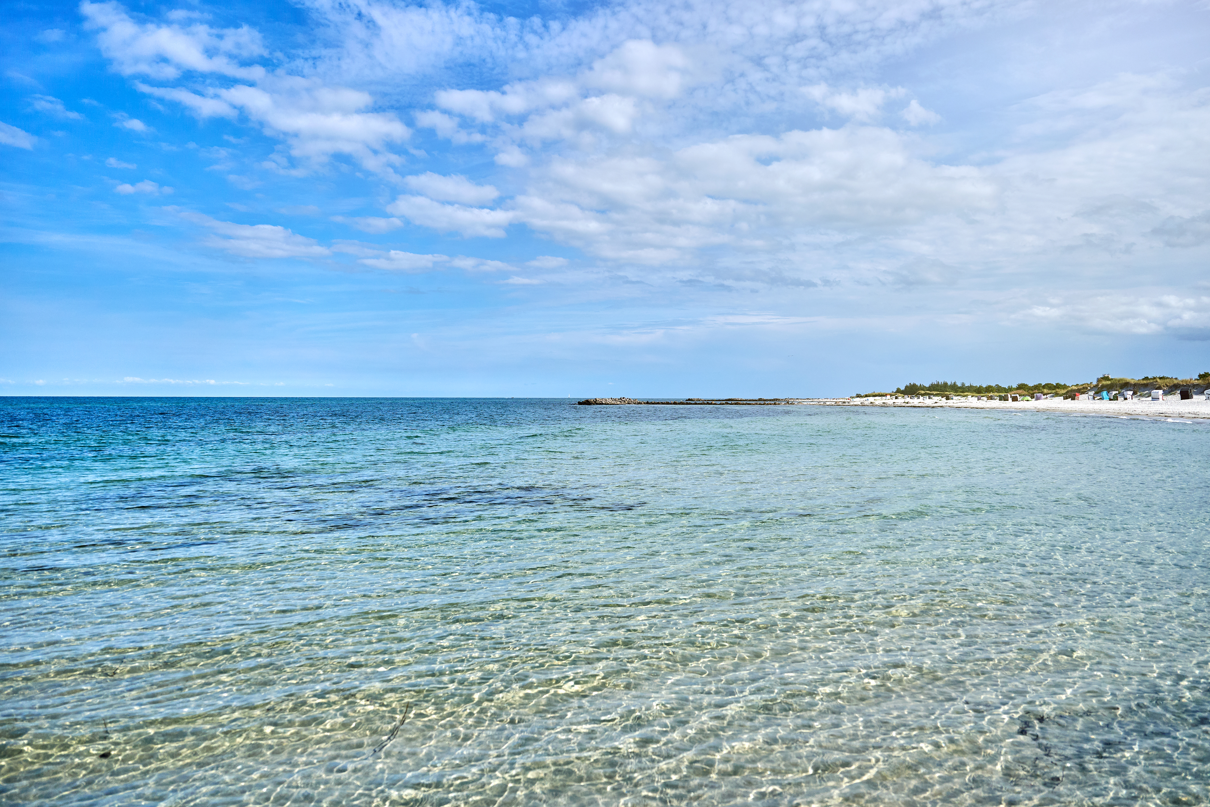 Ostseestrand in Heidkate nahe dem Ferienhaus